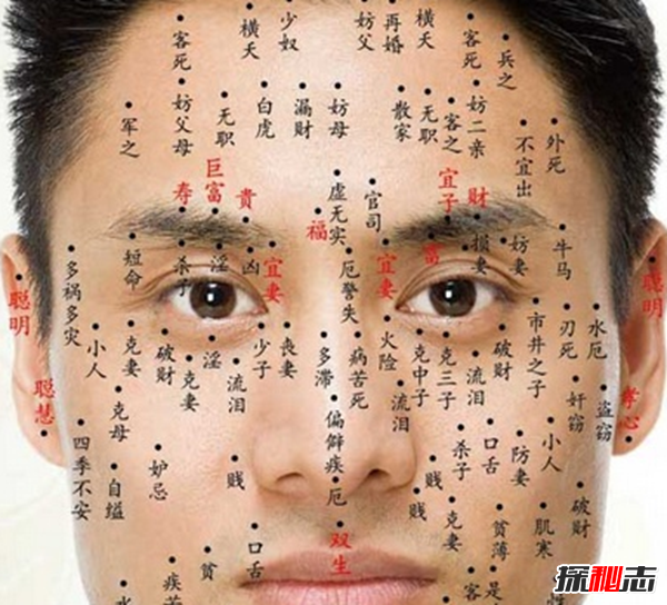 男人哪里長(cháng)痣最有福氣,男人10處有痣是富貴痣